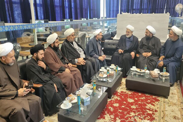 بازدید مدیر حوزه علمیه خراسان از مراکز اسکان زائران رضوی در مدارس علمیه