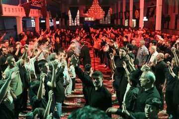 تصاویر/ مراسم شب شهادت امام رضا علیه السلام در شاهین دژ