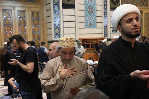 تصاویر/ حال و هوای حرم حضرت معصومه (س) در شب شهادت امام رضا (ع)