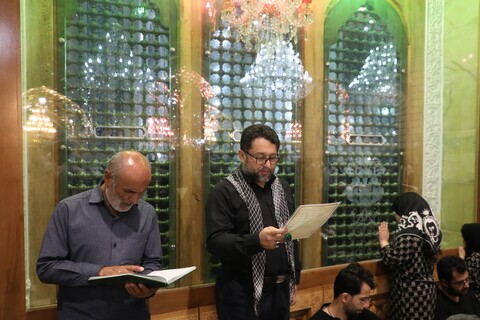 تصاویر/ حال و هوای حرم حضرت معصومه (س) در شب شهادت امام رضا (ع)