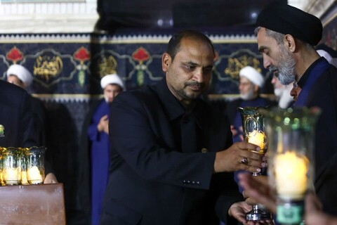 تصاویر | آیین خطبه‌خوانی در حرم رضوی با حضور نماینده ولی‌فقیه در آذربایجان شرقی