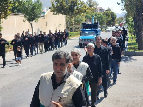 تصاویر/ عزاداری خیابانی مردم چایپاره در سوگ شهادت امام رضا(ع)