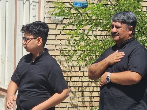 تصاویر/ عزاداری خیابانی مردم چایپاره در سوگ شهادت امام رضا(ع)