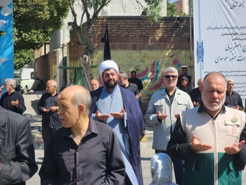 تصاویر/ عزاداری خیابانی مردم چایپاره در سوگ شهادت امام رضا(ع)