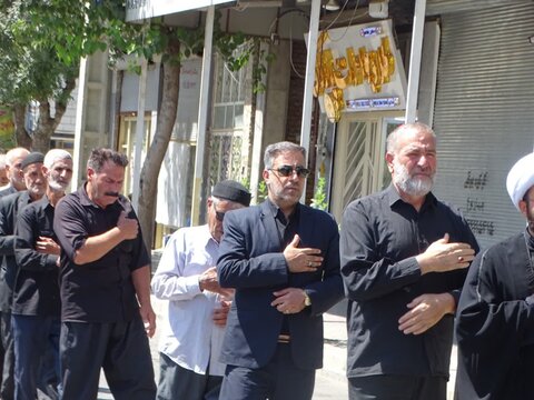 تصاویر/ عزاداری خیابانی مردم چهاربرج در سوگ شهادت امام رضا علیه السلام