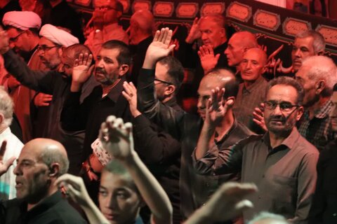 تصاویر/ مراسم شب شهادت امام رضا علیه السلام در شاهین دژ