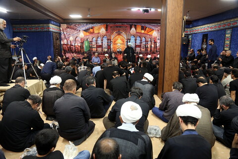 تصاویر/ مراسم عزاداری شهادت امام رضا(ع) در دفتر آیت الله محسن فقیهی