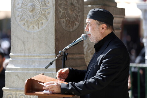 تصاویر/ دسته عزاداری خادمان به مناسبت شهادت امام رضا علیه السلام