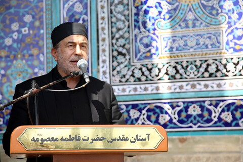 تصاویر/ دسته عزاداری خادمان به مناسبت شهادت امام رضا علیه السلام