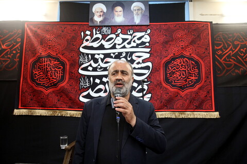 مراسم عزاداری شهادت امام رضا(ع) در دفتر آیت الله العظمی فاضل لنکرانی (ره)