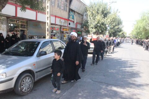 تصاویر/ عزاداری خیابانی در شهرستان میاندوآب همزمان با سالروز شهادت امام رضا (ع)