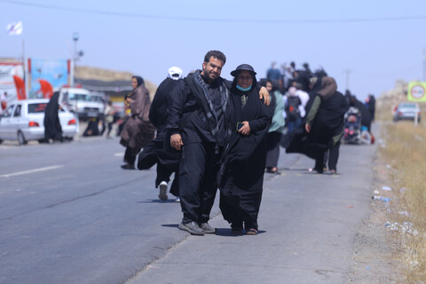 تصاویر| پیاده روی حرم امام رضا(ع)