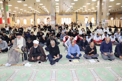 تصاویر/ مراسم عزاداری شهادت امام رضا(ع) در بندر دیّر