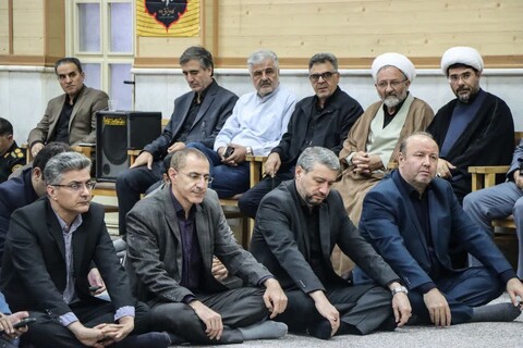 تصاویر/ مراسم روضه شهادت حضرت علی‌بن‌موسی‌الرضا(ع)  در دفتر نماینده ولی‌فقیه در استان زنجان