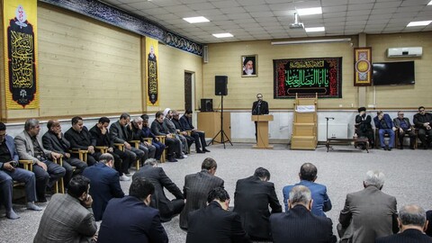 تصاویر/ مراسم روضه شهادت حضرت علی‌بن‌موسی‌الرضا(ع)  در دفتر نماینده ولی‌فقیه در استان زنجان