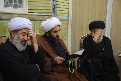 تصاویر / مراسم اربعین نوه آیت الله هاشمی شاهرودی(ره)