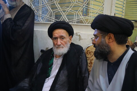 تصاویر / مراسم اربعین نوه آیت الله هاشمی شاهرودی(ره)