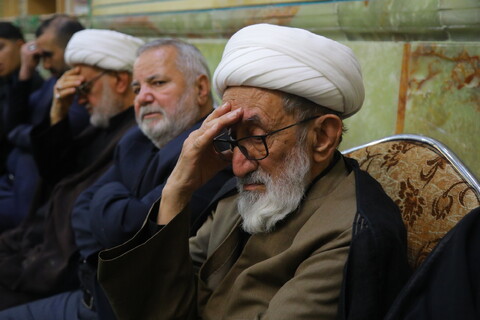 تصاویر / مراسم اربعین نوه آیت الله هاشمی شاهرودی(ره)