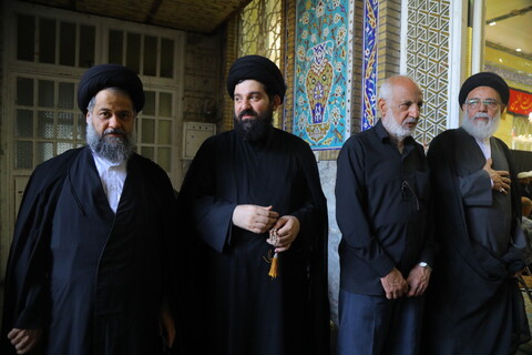 تصاویر / مراسم اربعین نوه آیت الله هاشمی شاهرودی(ره)