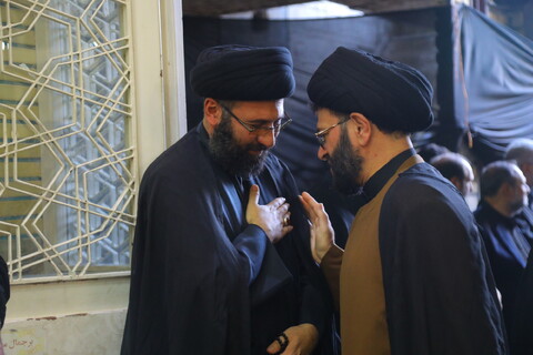 تصاویر / مراسم اربعین نوه آیت الله هاشمی شاهرودی(ره)