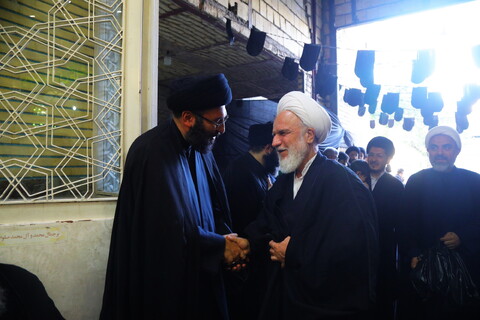 تصاویر / مراسم اربعین نوه آیت الله هاشمی شاهرودی(ره)