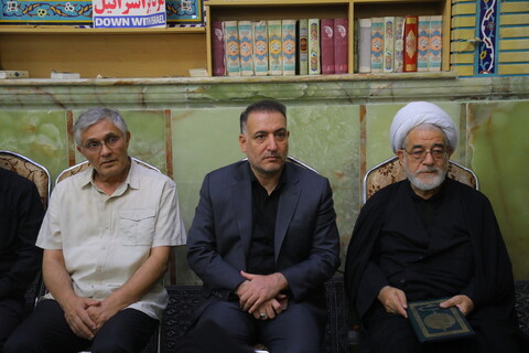 تصاویر / مراسم اربعین نوه آیت الله هاشمی شاهرودی(ره)