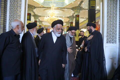 تصاویر / مراسم اربعین نوه آیت الله هاشمی شاهرودی(ره)