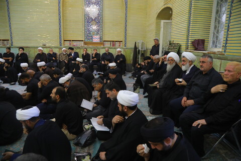 تصاویر / مراسم اربعین نوه آیت الله هاشمی شاهرودی(ره)