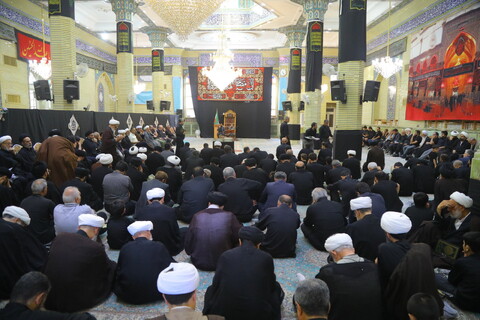 تصاویر / مراسم اربعین نوه آیت الله هاشمی شاهرودی(ره)