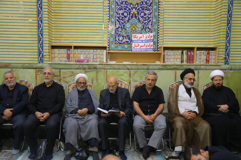 تصاویر / مراسم اربعین نوه آیت الله هاشمی شاهرودی(ره)