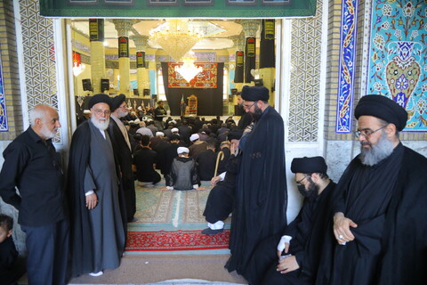 تصاویر / مراسم اربعین نوه آیت الله هاشمی شاهرودی(ره)