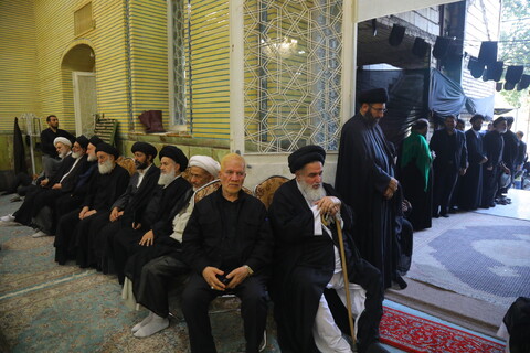 تصاویر / مراسم اربعین نوه آیت الله هاشمی شاهرودی(ره)