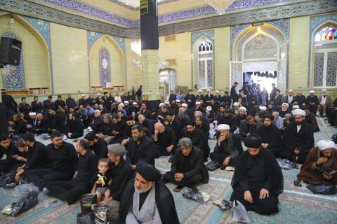 تصاویر / مراسم اربعین نوه آیت الله هاشمی شاهرودی(ره)