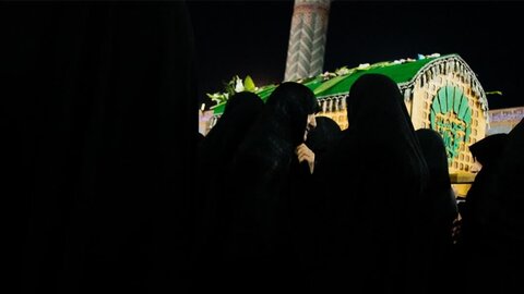 تصاویر/ عزداری هیئت علی بن موسی‌ الرضا (ع)محله عباس‌ آباد آران وبیدگل در نجف ایران