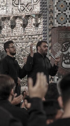 تصاویر/ عزداری هیئت علی بن موسی‌ الرضا (ع)محله عباس‌ آباد آران وبیدگل در نجف ایران