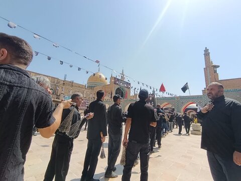 تصاویر/ عزداری شهادت امام  رضا(ع) در آستان مقدس علی ابن امام محمدباقر (ع)