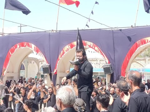 تصاویر/ عزداری شهادت امام  رضا(ع) در آستان مقدس علی ابن امام محمدباقر (ع)