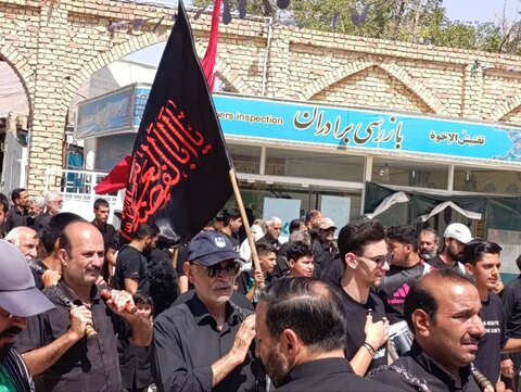 تصاویر/ عزداری شهادت امام  رضا(ع) در آستان مقدس علی ابن امام محمدباقر (ع)