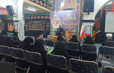 تصاویر/ همایش بانوان مسجدی توسط مدرسه علمیه نرجسیه سیرجان