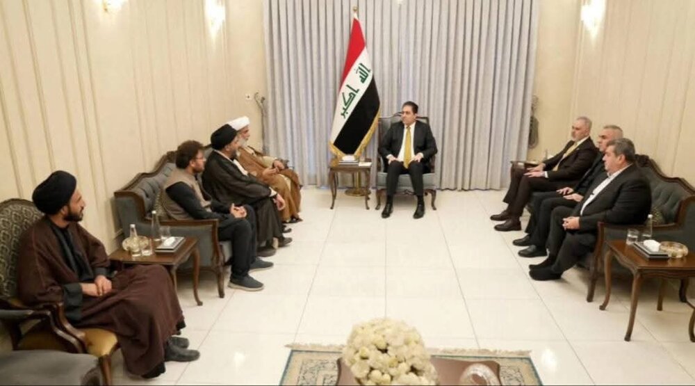بغداد؛ سابق عراقی وزیر اعظم سید عادل عبدالمہدی اور موجودہ عراقی پارلیمنٹ کے اسپیکر سے ایم ڈبلیو ایم کے وفد کی ملاقات