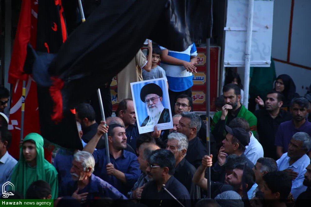 دسته‌ عزاداری یاسوج در سوگ امام رضا (ع)؛ از امام‌زاده عبدالله تا آبشار