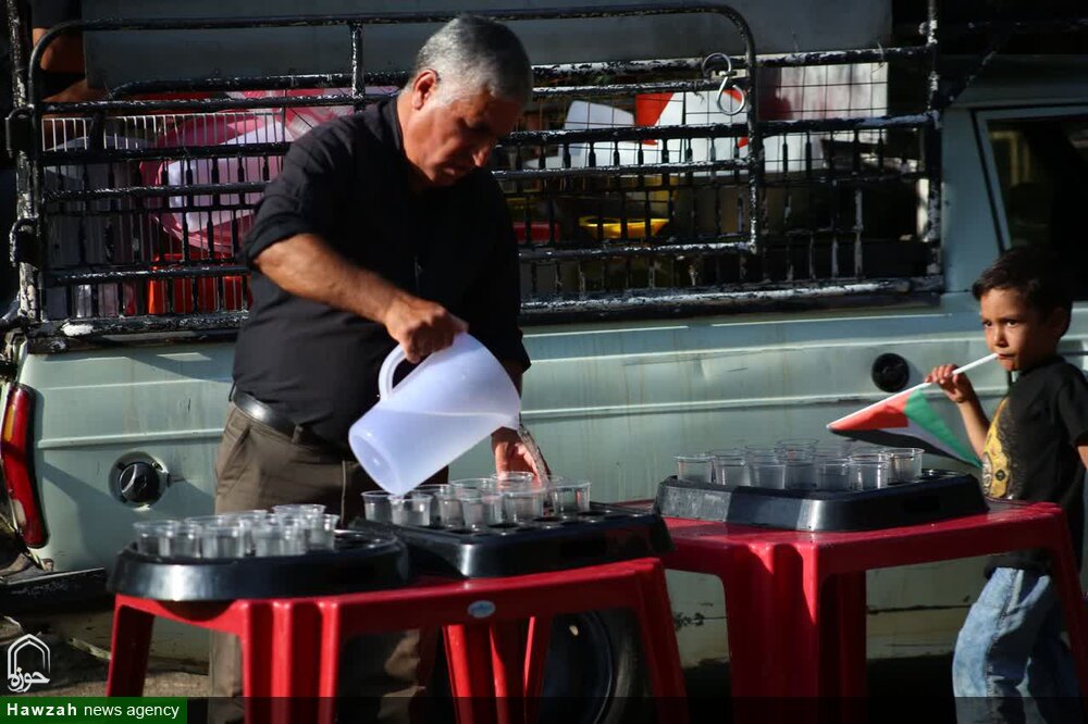 دسته‌ عزاداری یاسوج در سوگ امام رضا (ع)؛ از امام‌زاده عبدالله تا آبشار