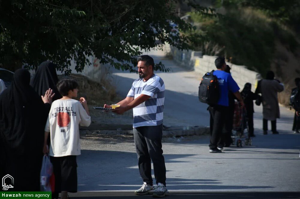 دسته‌ عزاداری یاسوج در سوگ امام رضا (ع)؛ از امام‌زاده عبدالله تا آبشار