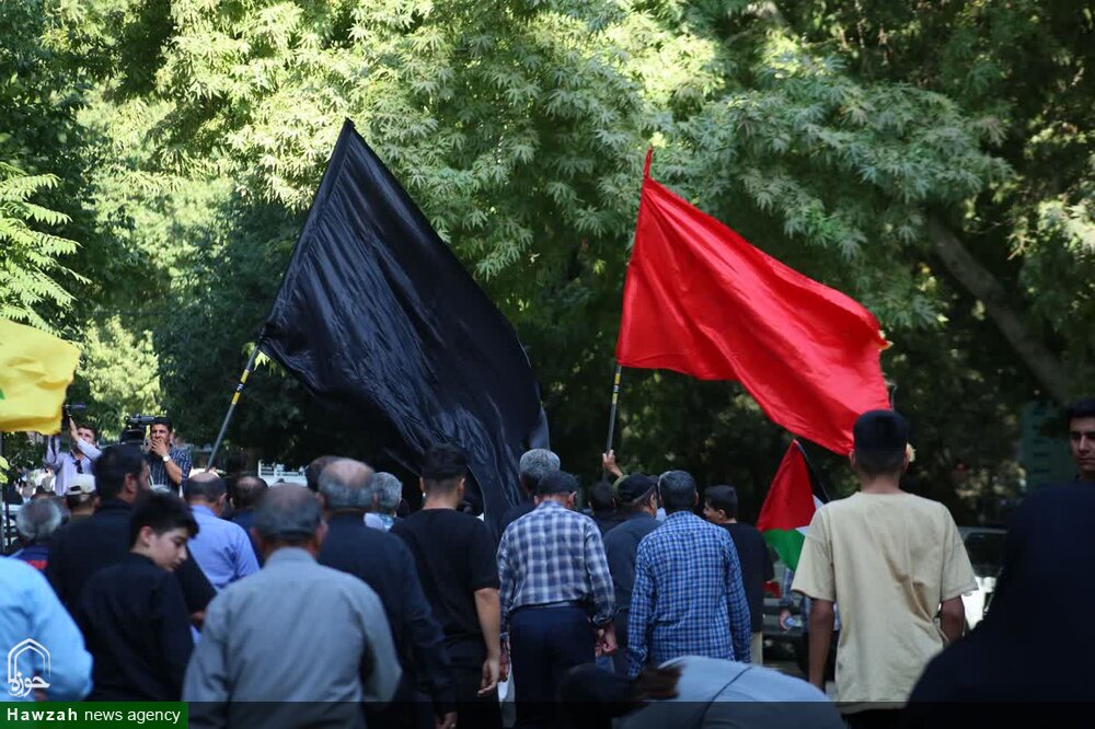 دسته‌ عزاداری یاسوج در سوگ امام رضا (ع)؛ از امام‌زاده عبدالله تا آبشار