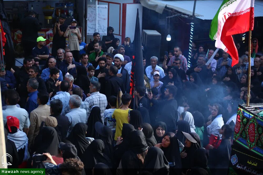 دسته‌ عزاداری یاسوج در سوگ امام رضا (ع)؛ از امام‌زاده عبدالله تا آبشار