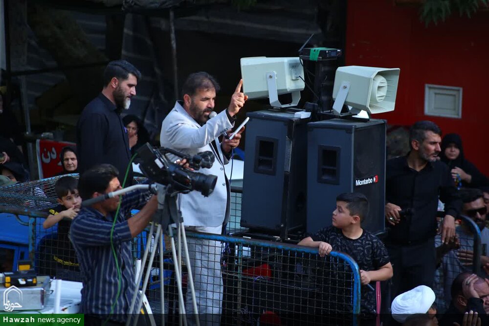 دسته‌ عزاداری یاسوج در سوگ امام رضا (ع)؛ از امام‌زاده عبدالله تا آبشار