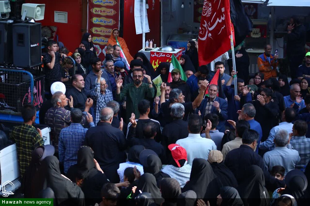 دسته‌ عزاداری یاسوج در سوگ امام رضا (ع)؛ از امام‌زاده عبدالله تا آبشار