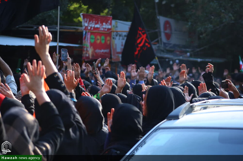 دسته‌ عزاداری یاسوج در سوگ امام رضا (ع)؛ از امام‌زاده عبدالله تا آبشار