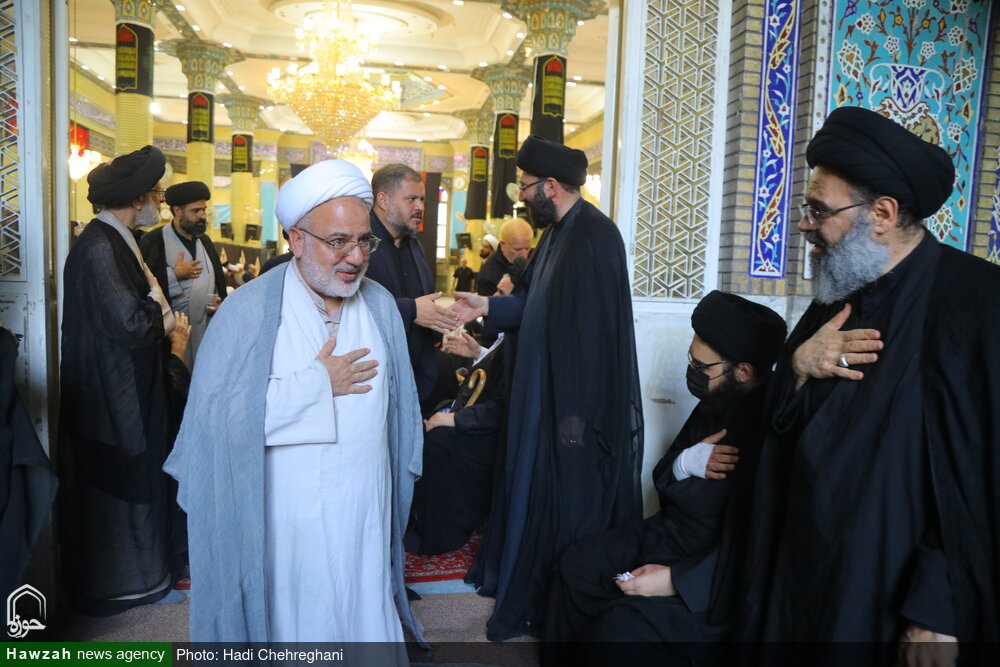 تصاویر / مراسم چهلم نوه آیت الله هاشمی شاهرودی(ره)