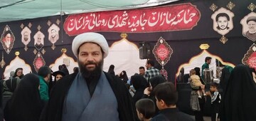 جهاد تبلیغی مرابطون در موکب شهدای روحانی/ موکبی که تجلی همبستگی با کودکان مظلوم غزه شد